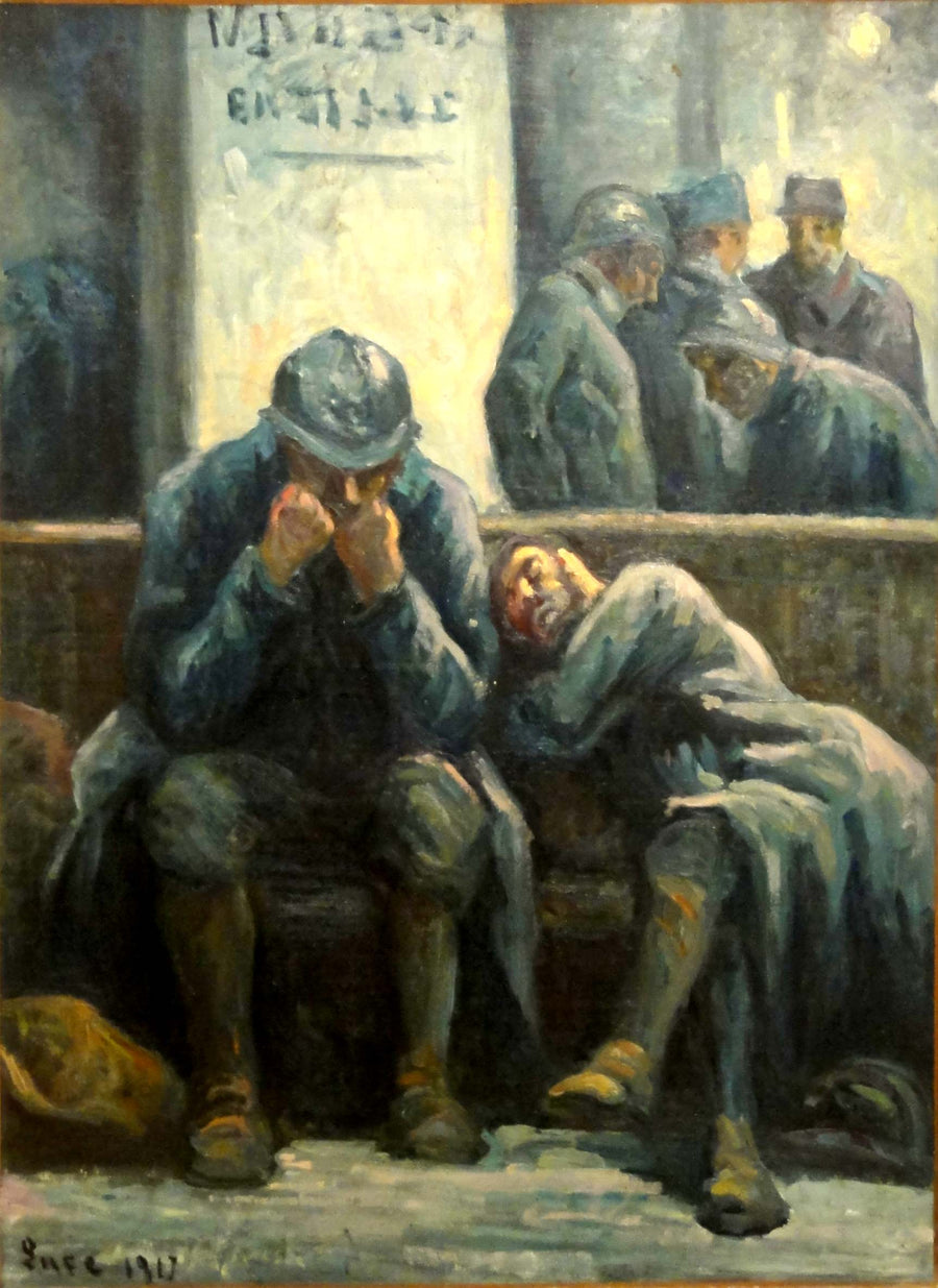 Poilus at the Gare de l'Est - Maximilien Luce
