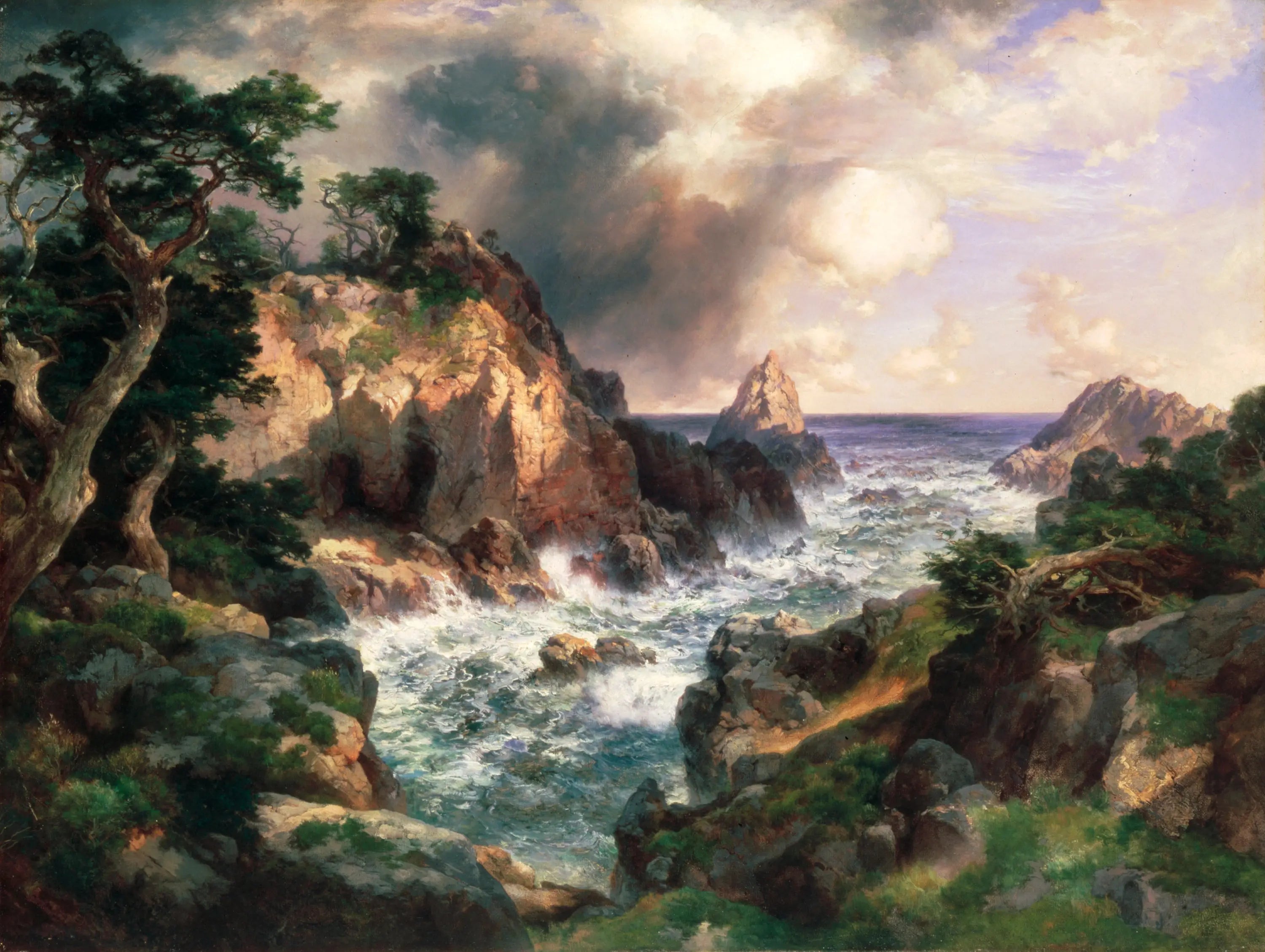 Point Lobos Monterey Californie - Thomas Moran - Alpha Reproduction
