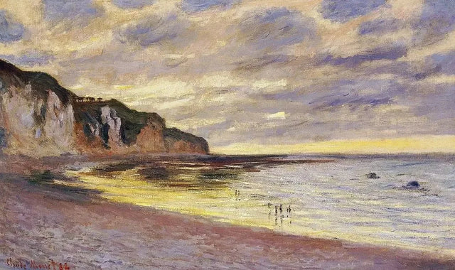 Pointe de l'Ailly, low tide W778 - Claude Monet