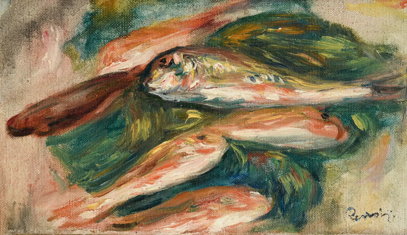 Fish on a Green Leaf - Pierre-Auguste Renoir