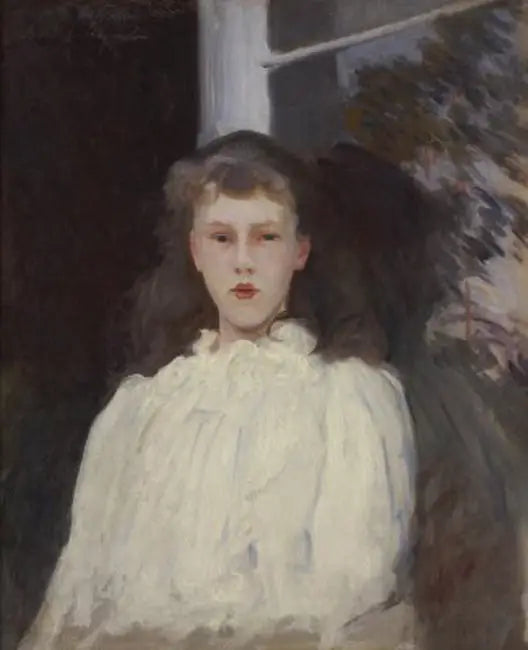 Polly Barnard (alias Fille en mousseline blanche) - John Singer Sargent image 1 reproduction de peinture à l’huile