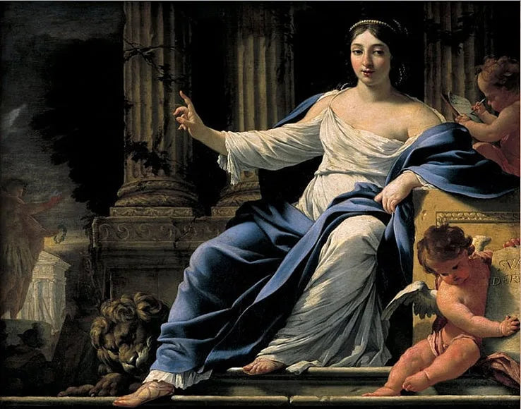 Polymnie, muse of eloquence - Simon Vouet