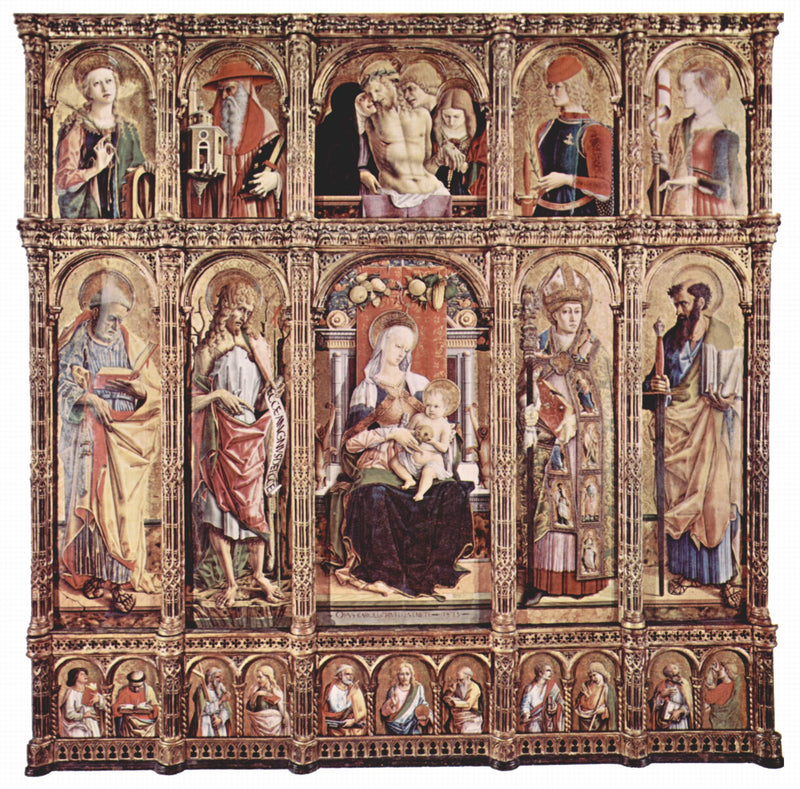 Polyptyque of Saint Emygdius - Carlo Crivelli