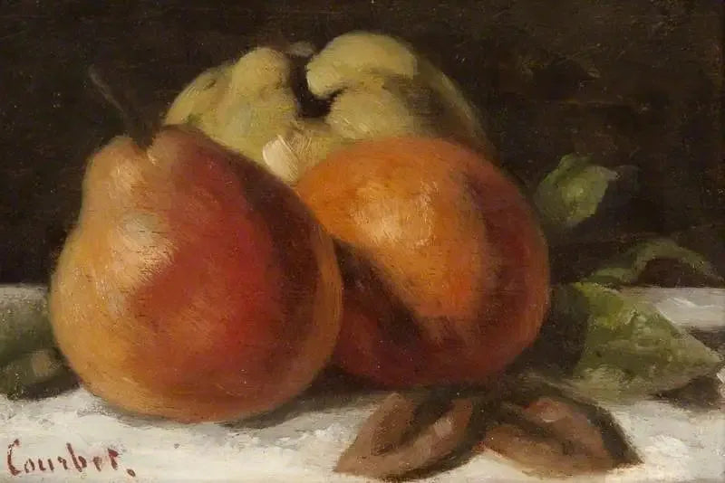 Apple, pear et orange - Gustave Courbet