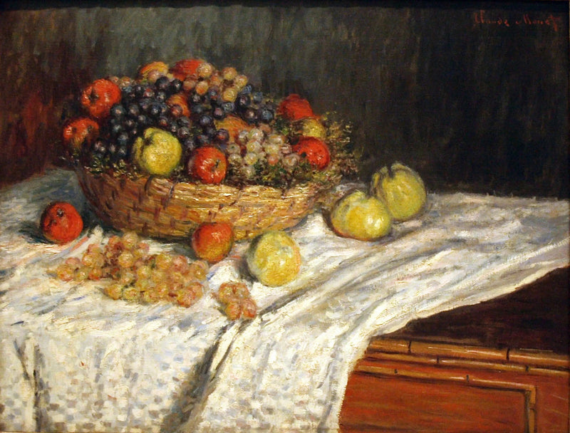 Apples and grapes W545 - Claude Monet
