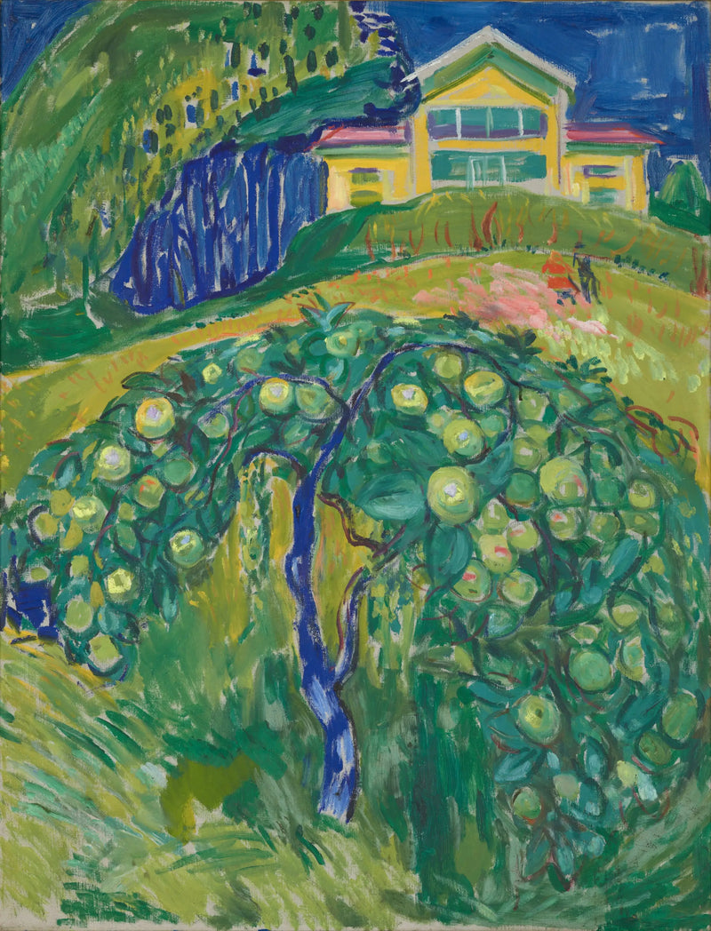 Apple Tree in the Garden - Edvard Munch