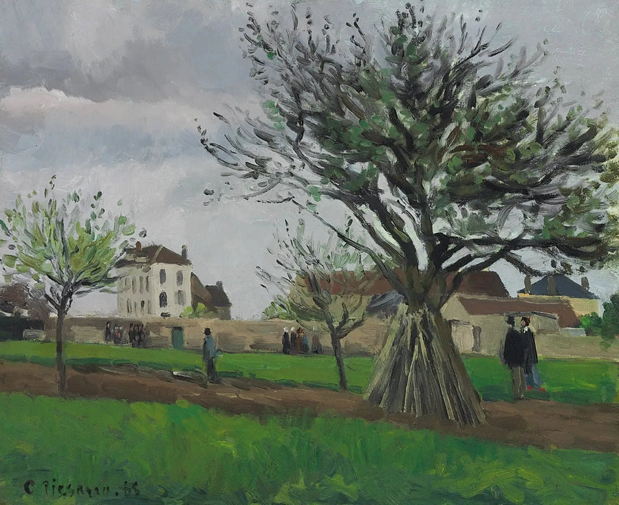 Apple Trees at Pontoise (The House of Father Gallien) - Camille Pissarro