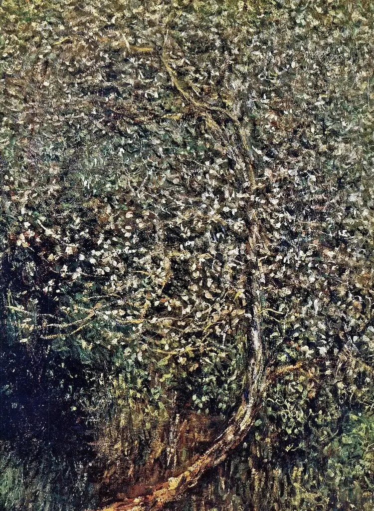Apple Trees in Bloom by the Water - Claude Monet