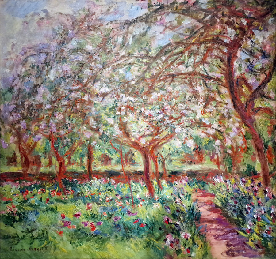 Apple Trees in Bloom - Claude Monet