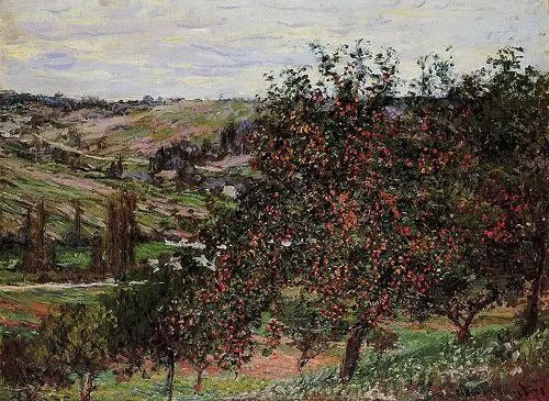 Apple Trees near Vétheuil - Claude Monet