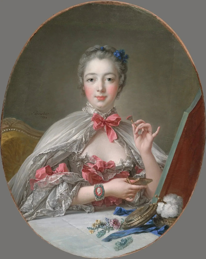Pompadour at her toilette - François Boucher