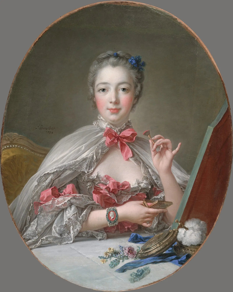 Pompadour at her toilette - François Boucher
