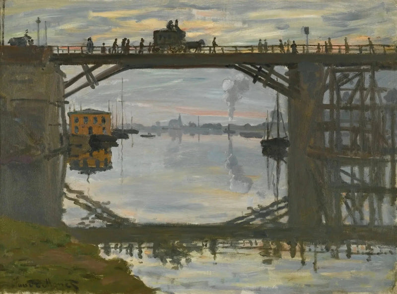 The Wooden Bridge W195 - Claude Monet