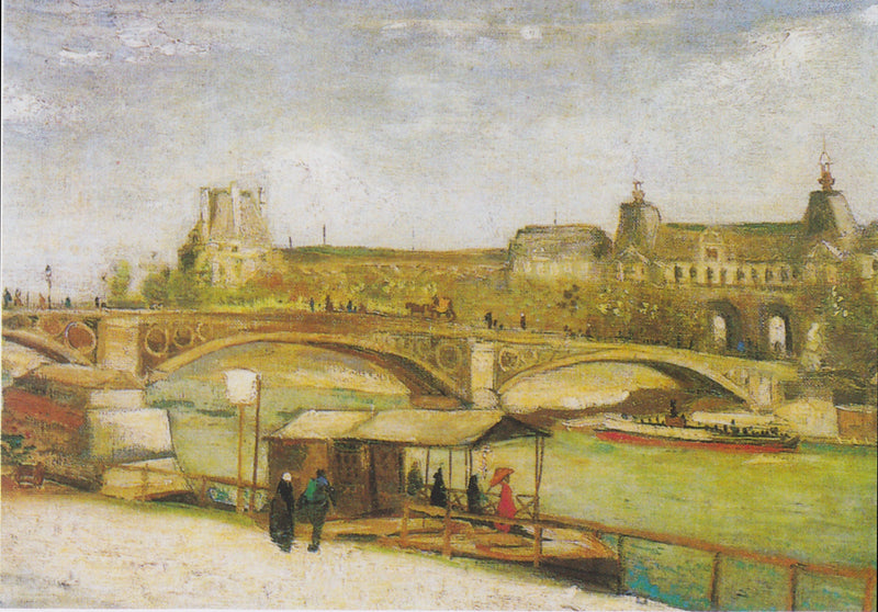 Carrousel Bridge and Louvre - Vincent van Gogh
