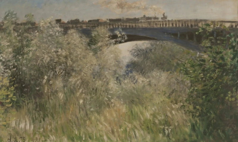 The Chatou Bridge W367 - Claude Monet