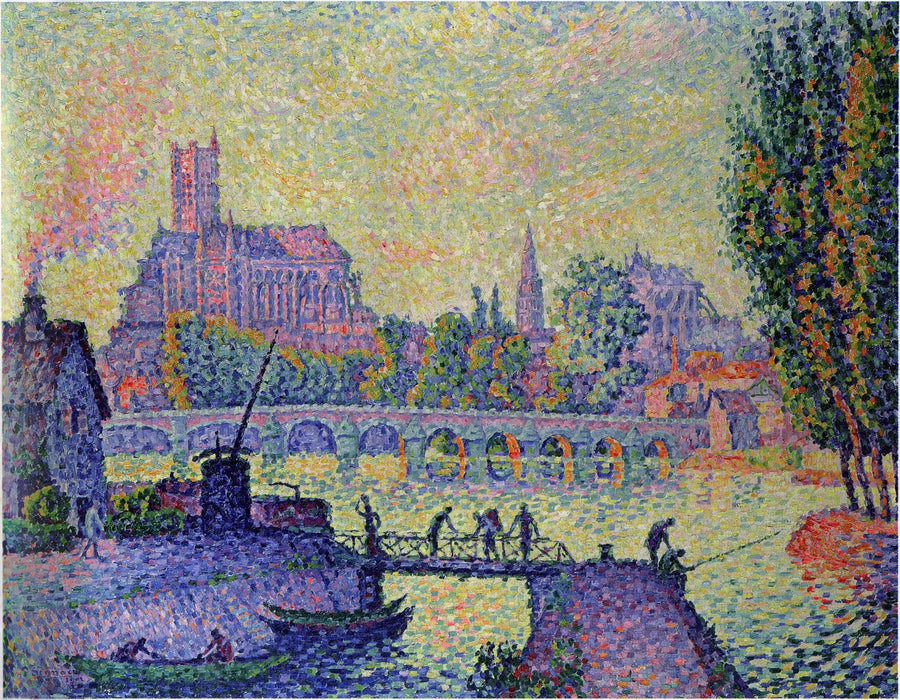 Bridge of Auxerre - Paul Signac