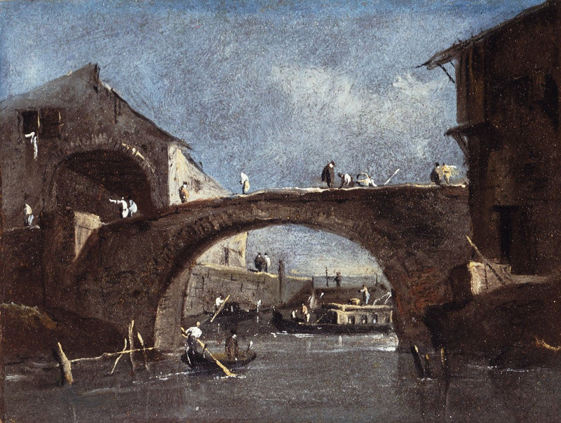 Dolo Bridge - Francesco Guardi
