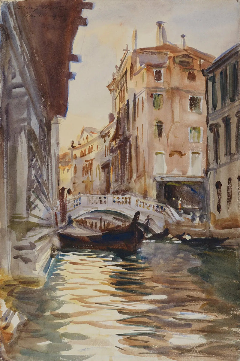 Canonica Bridge - John Singer Sargent