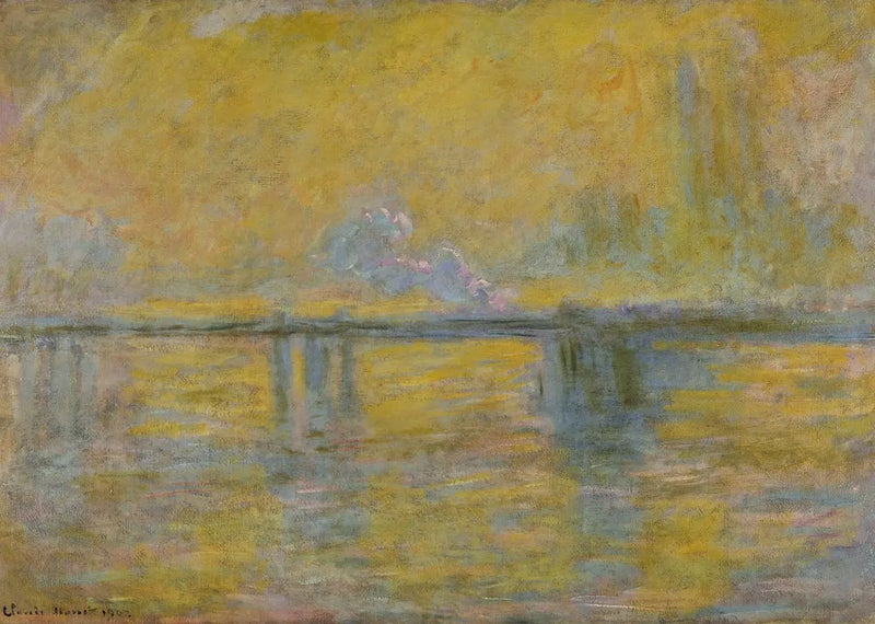 London Bridge (Charing Cross Bridge, London) - Claude Monet