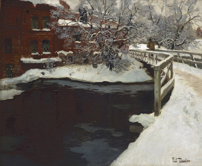 Treschow Bridge - Frits Thaulow