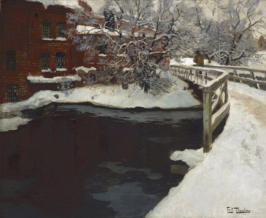 Treschow Bridge - Frits Thaulow