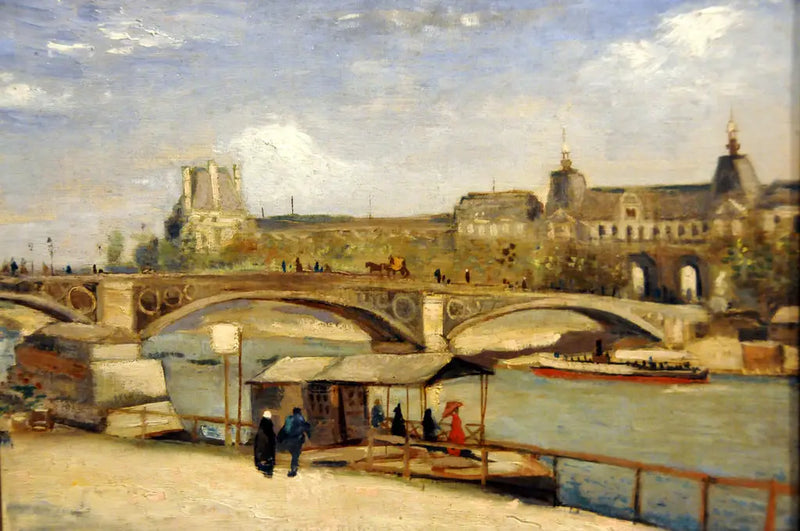 Carrousel Bridge and Louvre - Vincent van Gogh