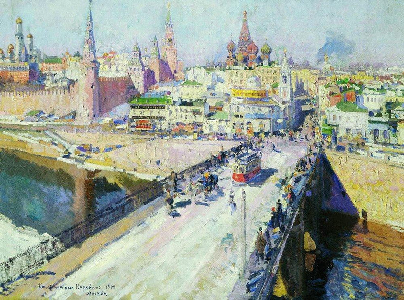 Moskvoretsky Bridge - Konstantin Korovin