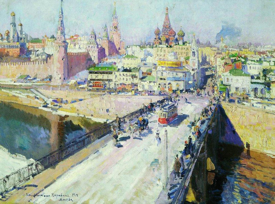Moskvoretsky Bridge - Konstantin Korovin