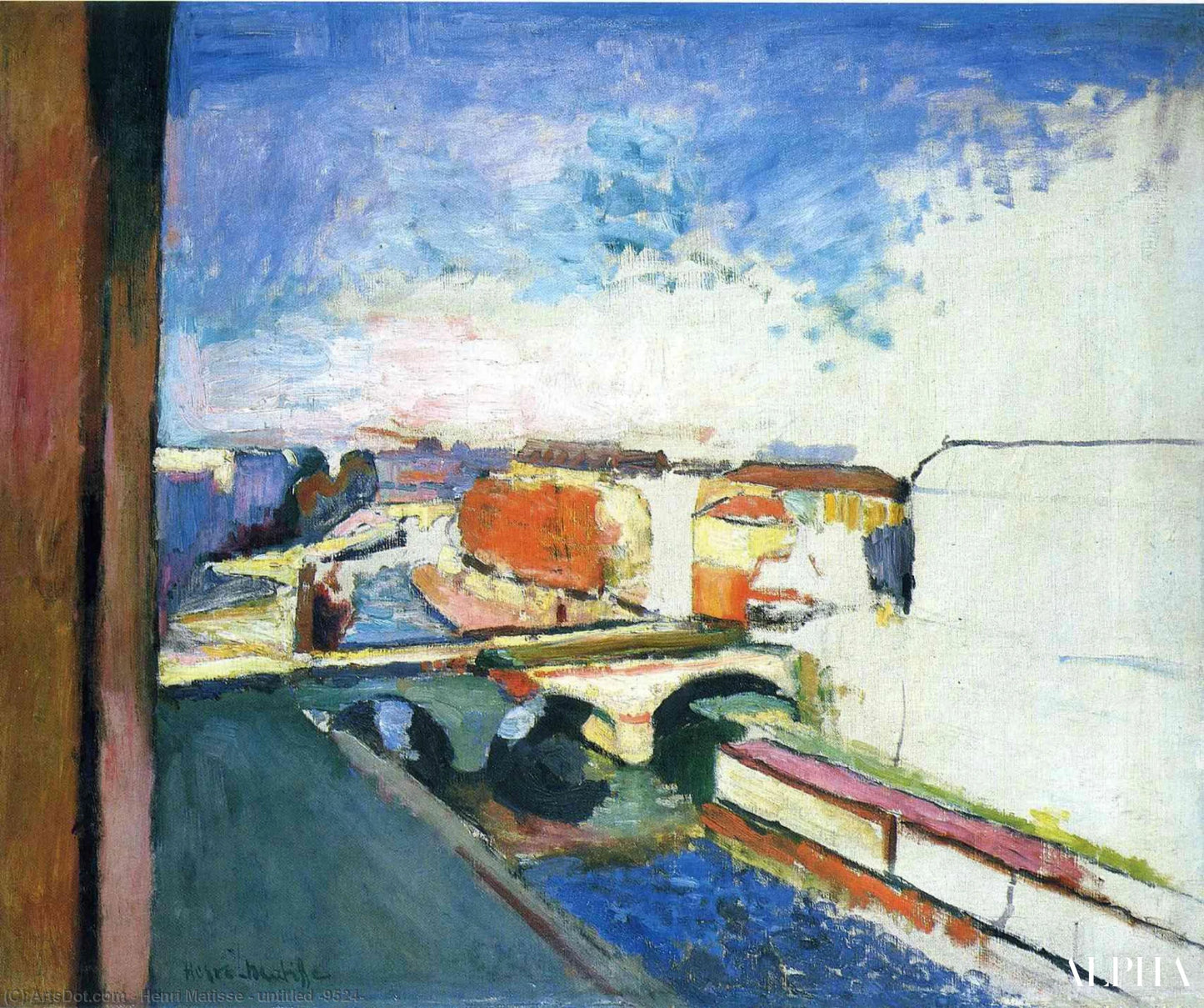 Pont Saint Michel 1900 - Matisse - Reproductions de tableaux et peintures haut de gamme