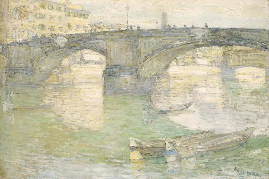 Santa Trinità Bridge - Childe Hassam
