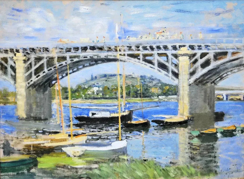The Bridge over the Seine in Argenteuil W313 - Claude Monet