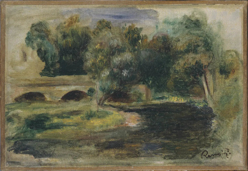 Bridge over a River - Pierre-Auguste Renoir