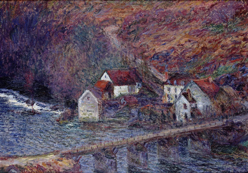 The Vervy Bridge W1234 - Claude Monet