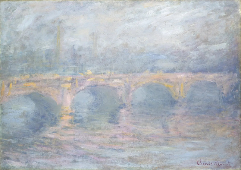 Waterloo Bridge, Pink Effect - Claude Monet