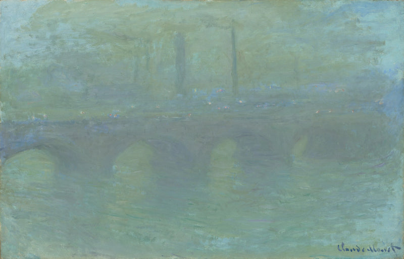 Waterloo Bridge, London, at Dusk - Claude Monet