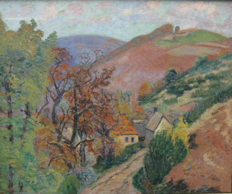 "Pontgibaud, the Hamlet of Peschadoire" - Armand Guillaumin