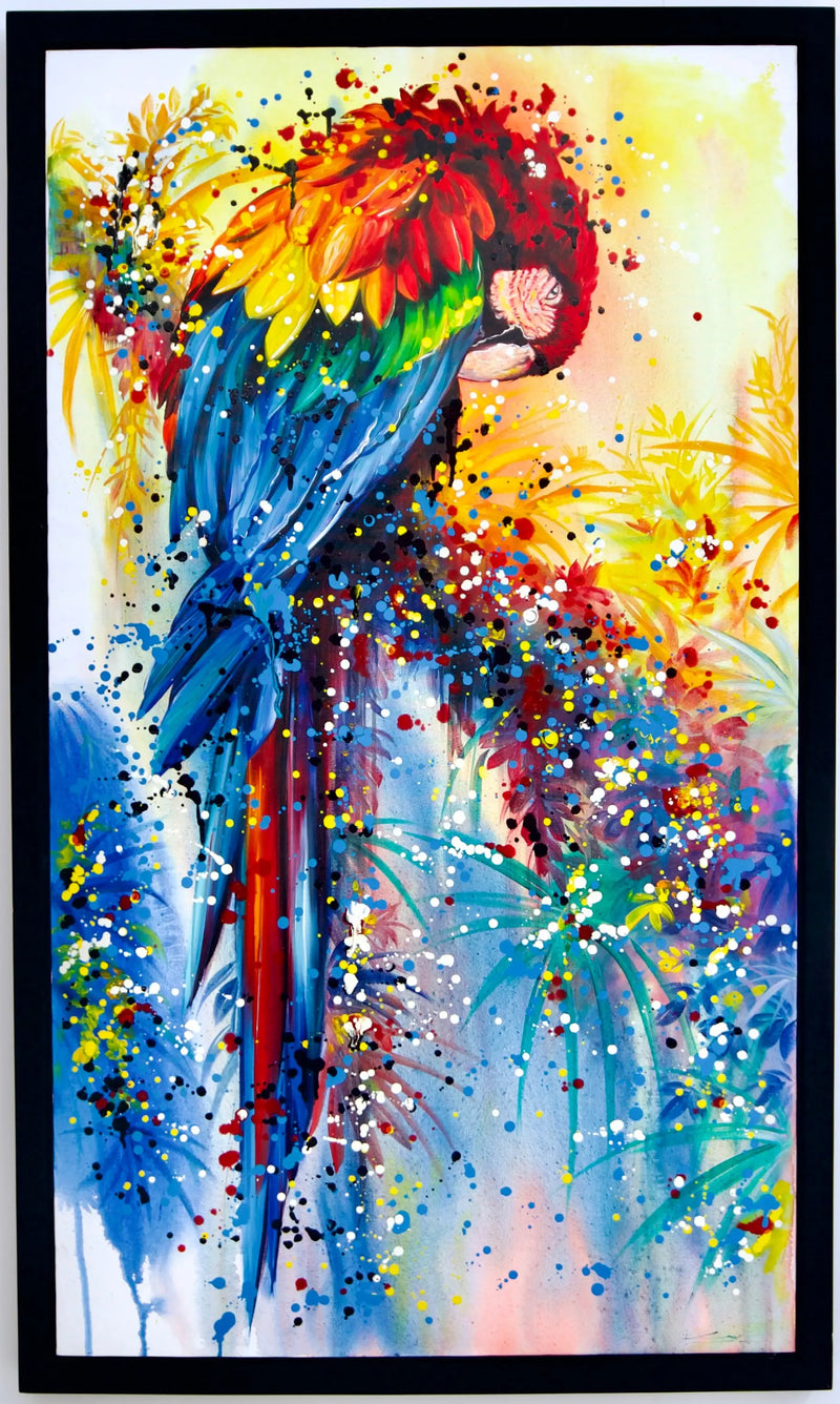 Pop Art Parrot  | 80 X 140 cm