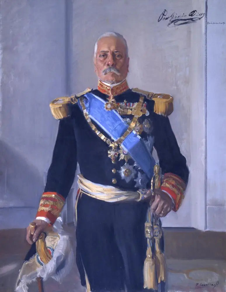 Porfirio Díaz, former president of Mexico - Joaquín Sorolla