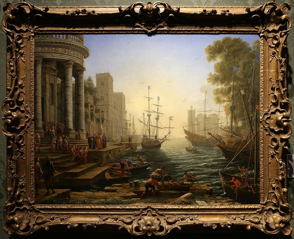 Port with Sainte Ursule Embarkation - Claude Lorrain