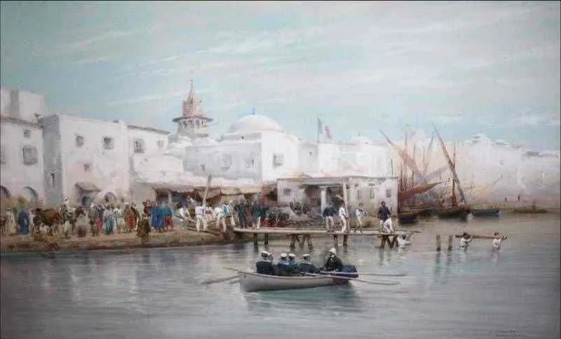 Port of Bizerte - Édouard Detaille