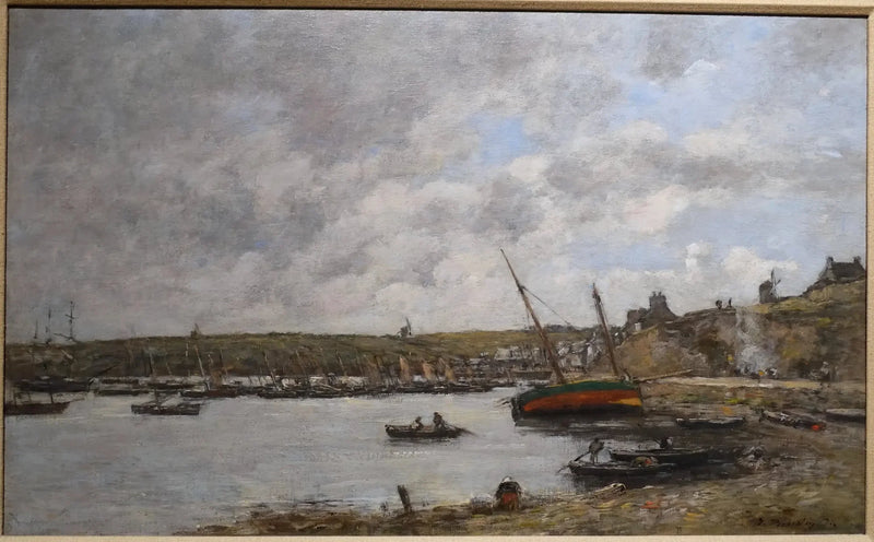 Port of Camaret - Eugène Boudin