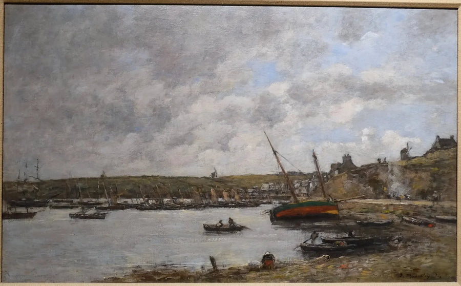 Port of Camaret - Eugène Boudin