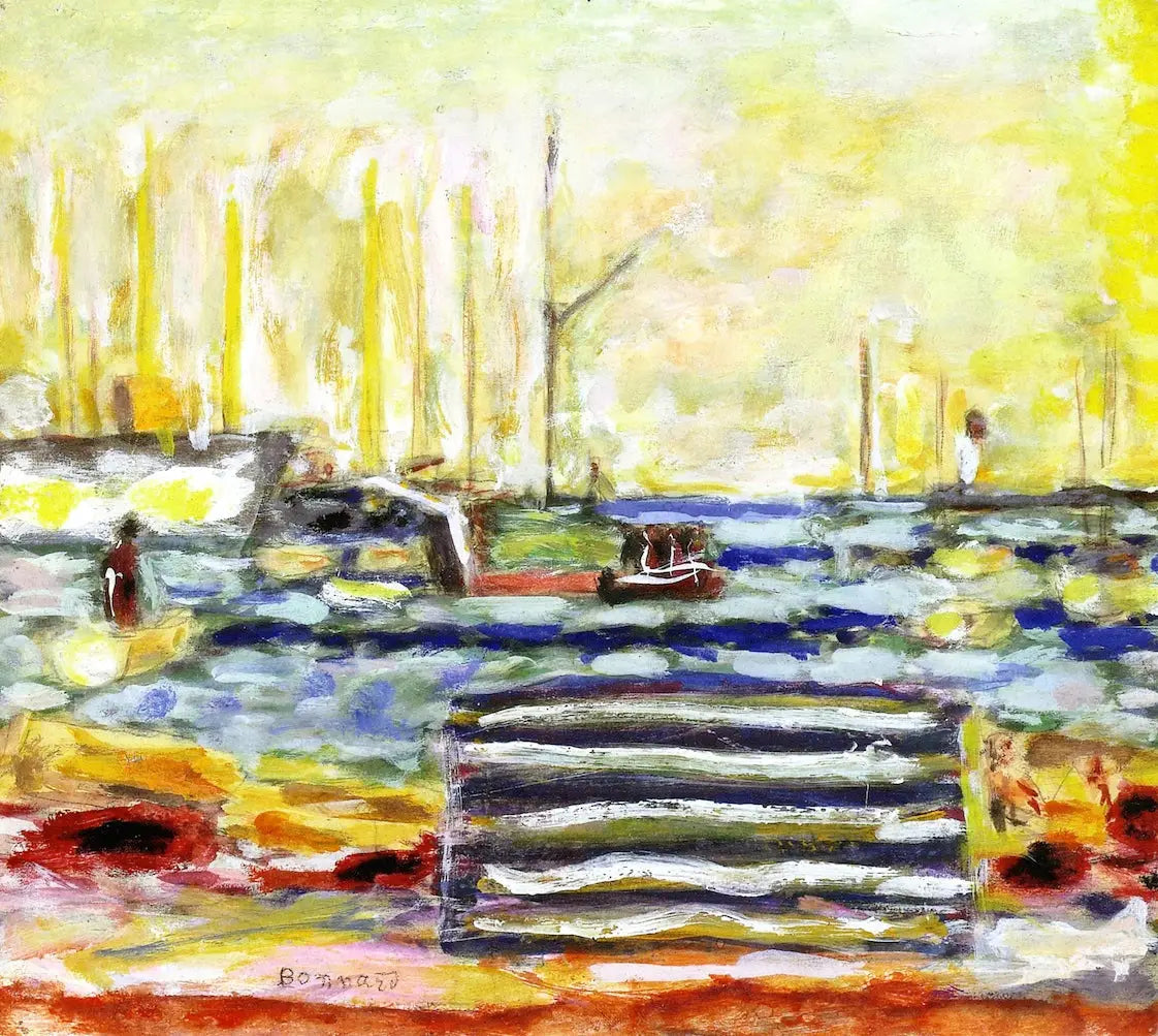 Port de Cannes - Pierre Bonnard image 1 copie de tableau peinte à la main