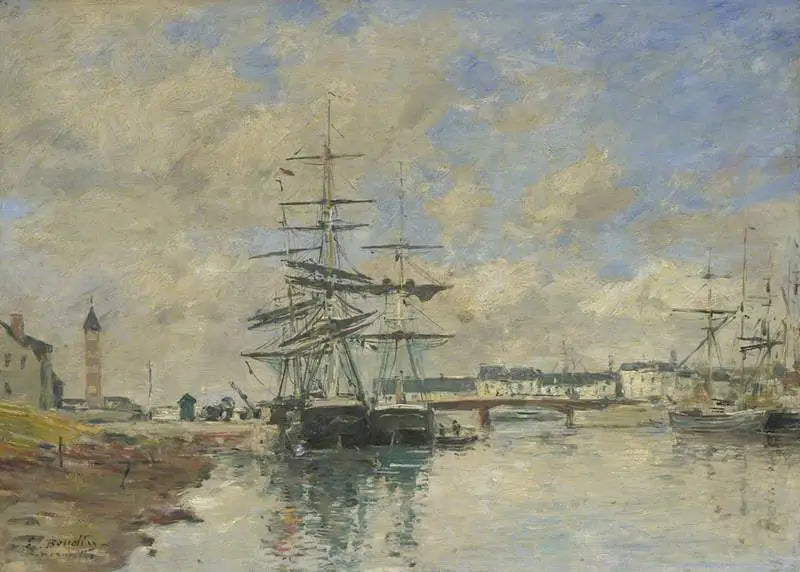 Port of Deauville - Eugène Boudin