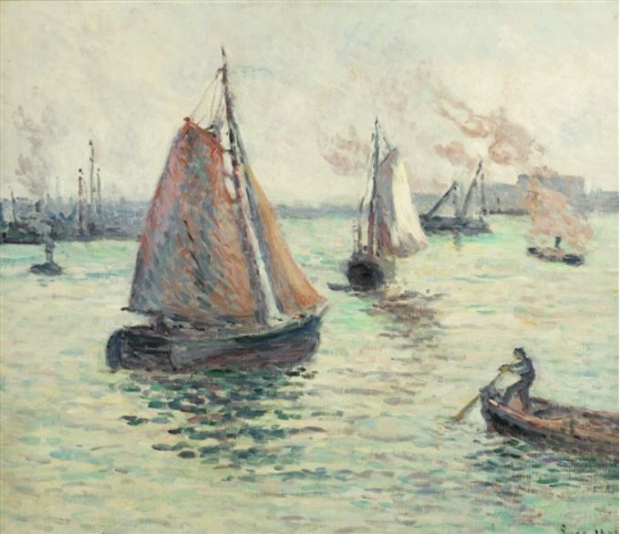 Rotterdam Port - Maximilien Luce
