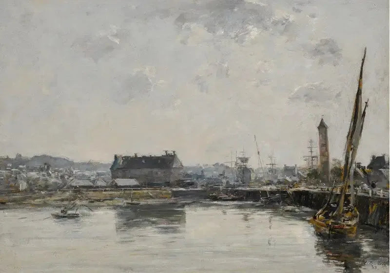Port of Trouville - Eugène Boudin