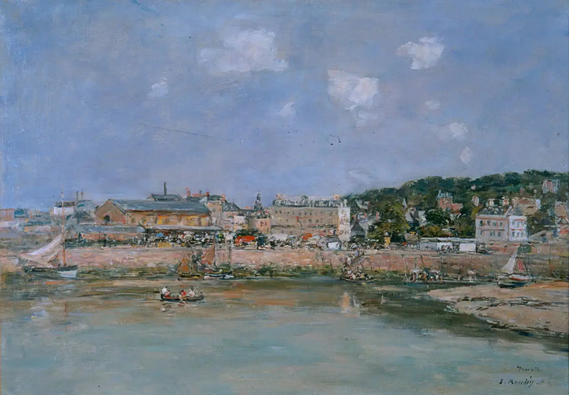 Port of Trouville - Eugène Boudin