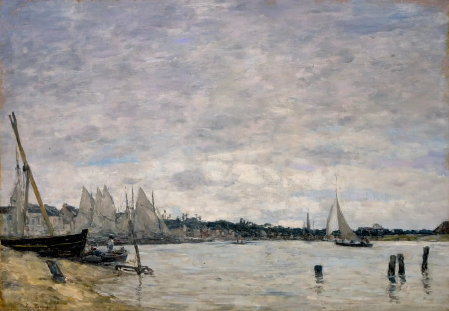 Port of Trouville - Eugène Boudin
