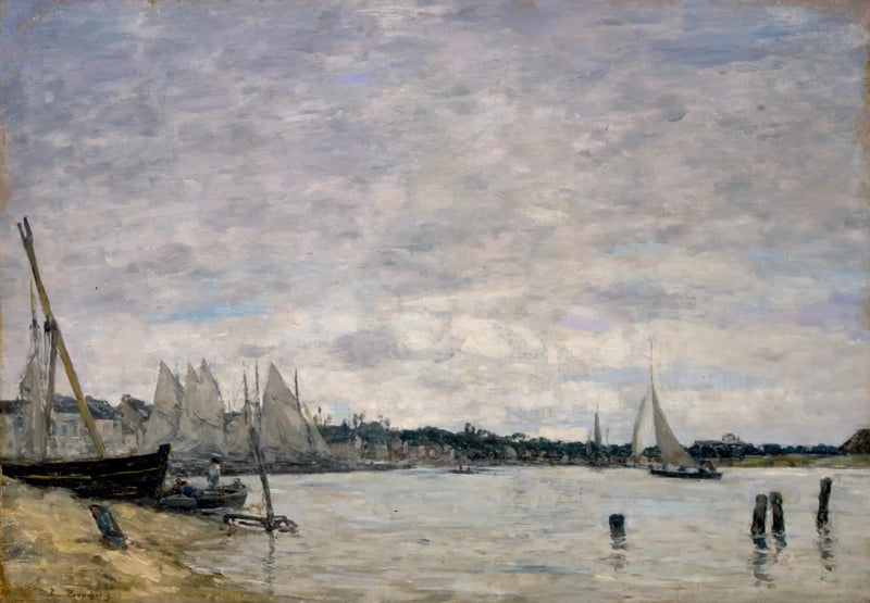 Port of Trouville - Eugène Boudin