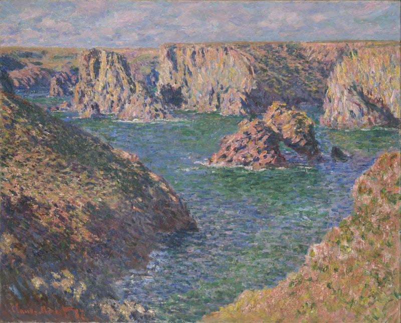 Port-Domois, Belle Isle - Claude Monet